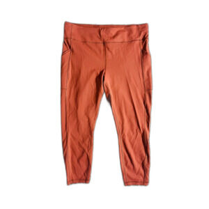 Lululemon Cayo Canyon Orange Align Soft Leggings WOMENS PLUS 18 Gym Yoga Workout